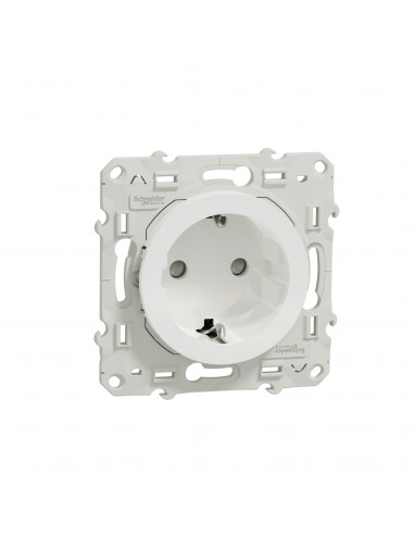Odace prise de courant 2P+T standard allemand à vis connexion à vis SCHNEIDER