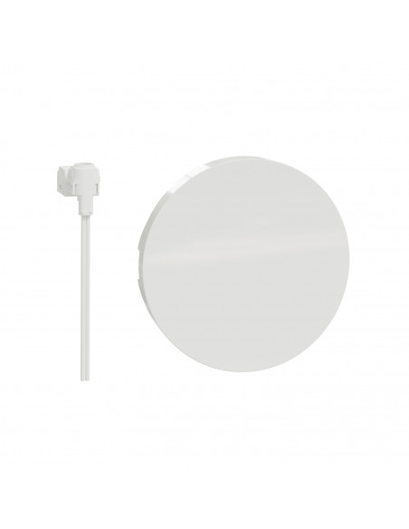 Odace enjoliveur Blanc livré avec 1 LED bleu 0 15 mA connexion par câble SCHNEIDER S520297
