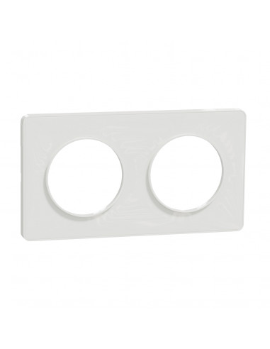 Odace Touch plaque Blanc horiz. ou vert. entraxe 71mm SCHNEIDER