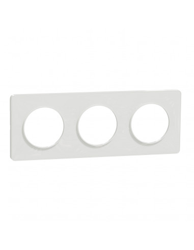 Odace Touch plaque Blanc horiz. ou vert. entraxe 71mm SCHNEIDER