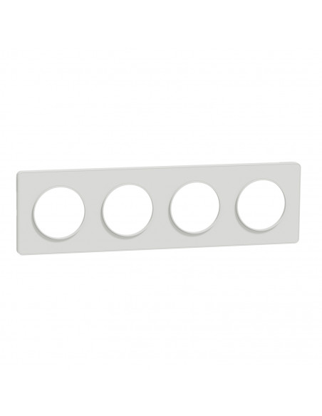 Odace Touch plaque Blanc horiz. ou vert. entraxe 71mm SCHNEIDER