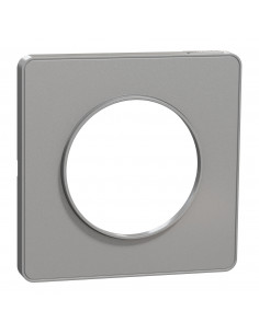 Odace Touch plaque de finition 1 poste Alu SCHNEIDER S530802