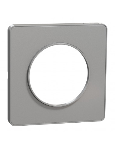 Odace Touch plaque de finition 1 poste Alu SCHNEIDER S530802