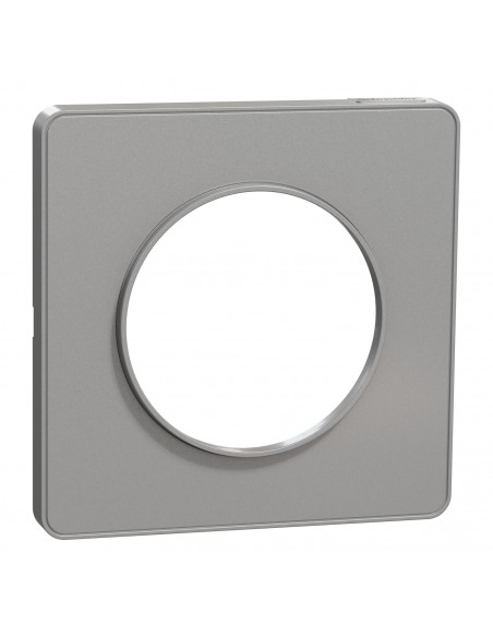 Odace Touch plaque de finition 1 poste Alu SCHNEIDER S530802