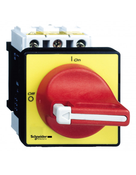 TeSys VCD inter.-sectionneur 3P 690V 20A poignée rouge cadenassable SCHNEIDER VCD01