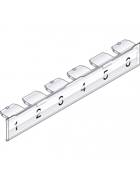 Infraplus-MP Porte etiquette transpa. SCHNEIDER VDI9907