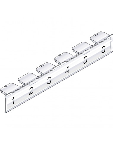 Infraplus-MP Porte etiquette transpa. SCHNEIDER VDI9907