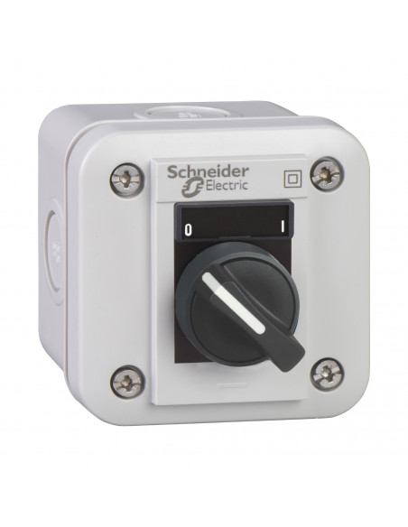 Harmony boite à boutons XALE XB7 diam. 22mm sélecteur 2 positions blanc SCHNEIDER XALE1341