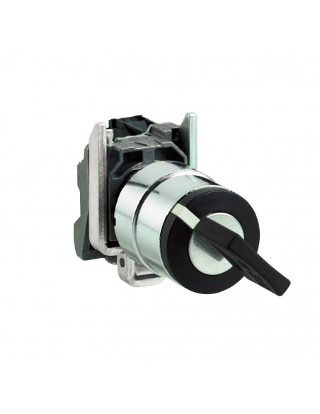 Harmony XB4 bouton à clé 455 diam. 22 2 pos à rap. retr G 1F vis étrier SCHNEIDER XB4BG61