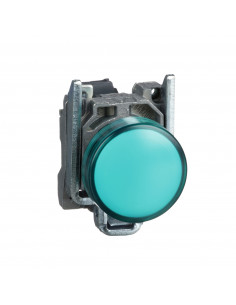 Harmony XB4 voyant lumineux DEL diam. 22 vert 24V vis étrier SCHNEIDER XB4BVB3