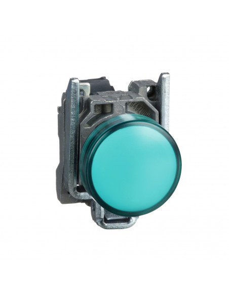 Harmony XB4 voyant lumineux DEL diam. 22 vert 24V vis étrier SCHNEIDER XB4BVB3