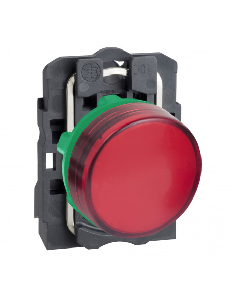 Harmony XB5 voyant lumineux DEL diam. 22 rouge 24V vis étrier SCHNEIDER XB5AVB4