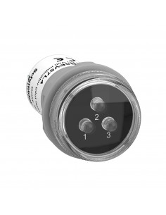 Harmony XB5 Voyant de présence 3 phases LED blanches 400VAC SCHNEIDER XB5EV57L4