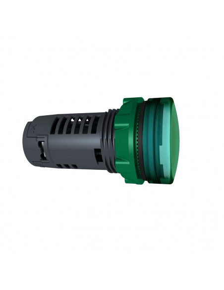 Harmony XB5 voyant lumineux compact DEL diam. 22 vert 24V vis étrier SCHNEIDER XB5EVB3
