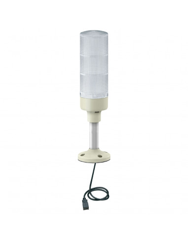 Harmony colonne de signal. DEL multicolore USB diam. 60mm socle fix. buzzer SCHNEIDER XVGU3SHAV