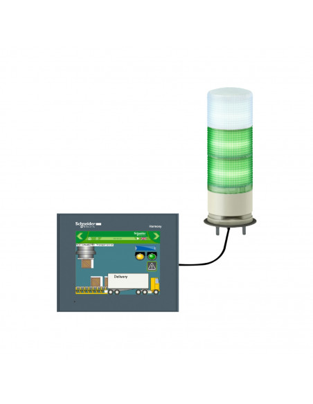 Harmony colonne de signal. DEL multicolore USB diam. 60mm buzzer SCHNEIDER XVGU3SWV