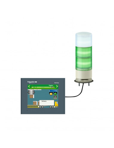 Harmony colonne de signal. DEL multicolore USB diam. 60mm buzzer SCHNEIDER XVGU3SWV