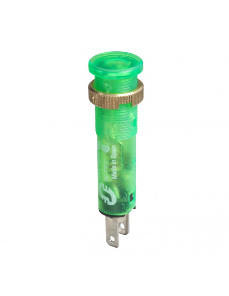 Harmony XVL voyant LED diam. 8 vert 12V cosses Faston SCHNEIDER XVLA223