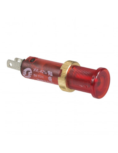 Harmony XVLA voyant rond diam. 8 IP40 rouge DEL intégrée 12V cosses SCHNEIDER XVLA224