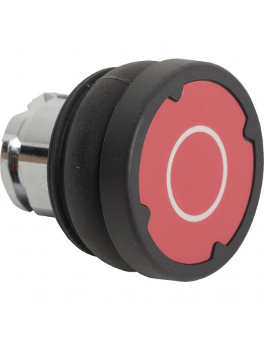Harmony tête de BP diam. 37 IP69K diam. 22 rouge avec marquage O SCHNEIDER ZB4BC48021