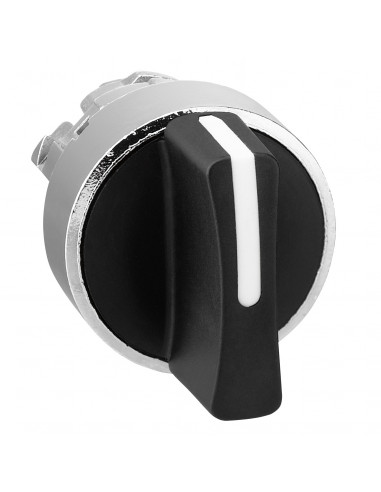 Harmony XB4 tête bouton tournant à manette diam. 22 3 pos rap de G au C noir SCHNEIDER ZB4BD7
