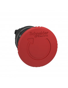 Harmony XB4 tête bouton arrêt urgence diam. 40 pousser tourner rouge SCHNEIDER ZB4BS8447