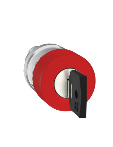 Harmony XB4 tête bouton arrêt urgence diam. 30 à clé 455 rouge SCHNEIDER ZB4BS934