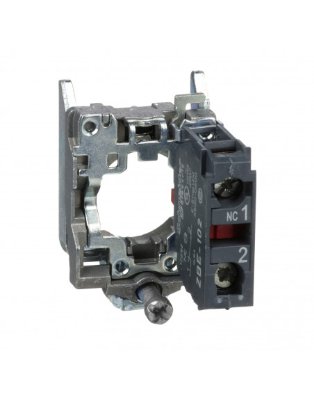 Harmony XB4 corps de bouton 1O raccordement vis-étrier SCHNEIDER ZB4BZ102