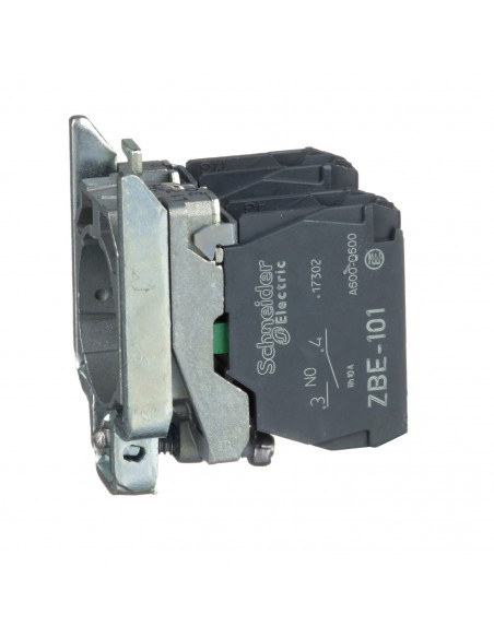 Harmony XB4 corps de bouton 2F raccordement vis-étrier SCHNEIDER ZB4BZ103