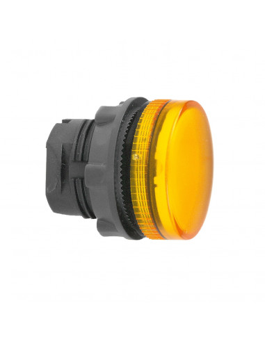 Harmony XB5 tête voyant lumineux DEL diam. 22 strié orange SCHNEIDER ZB5AV053S