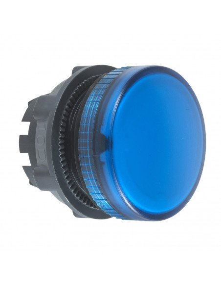 Harmony XB5 tête voyant lumineux DEL diam. 22 lisse bleu SCHNEIDER ZB5AV063