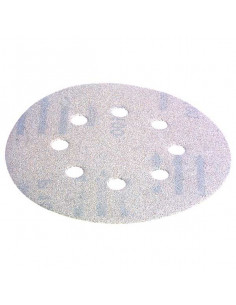 10 Disques abrasifs Ø 125 mm auto-agrippant 8 trous (multi-matériaux) Grain 240 MAKITA P-33401