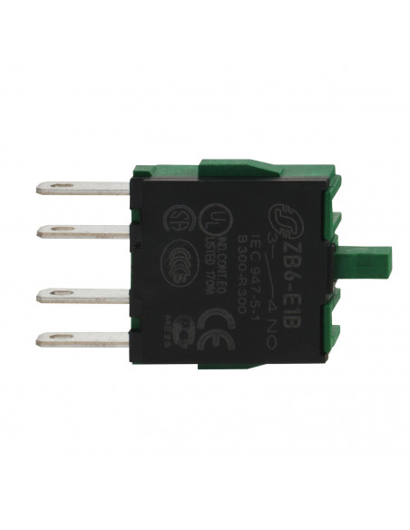 Harmony ZB6 bloc contact pour bouton diam. 16mm 1O alliage d'argent SCHNEIDER ZB6E2B