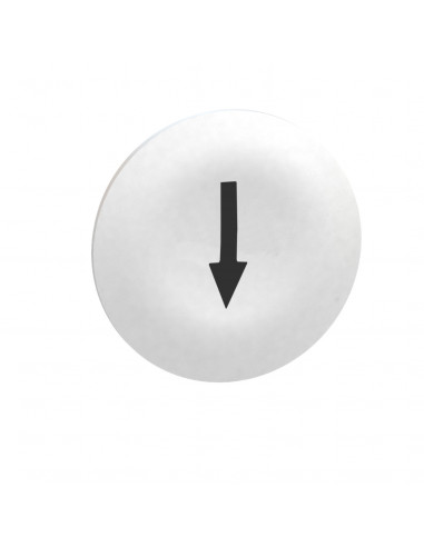 Harmony capsule de bouton-poussoir blanc flèche de repérage noire SCHNEIDER ZBA7134