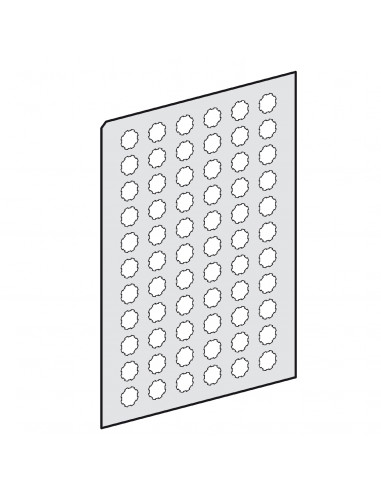 Harmony planche de 66 étiquettes diam. 22 ronde non marquée SCHNEIDER ZBY1101