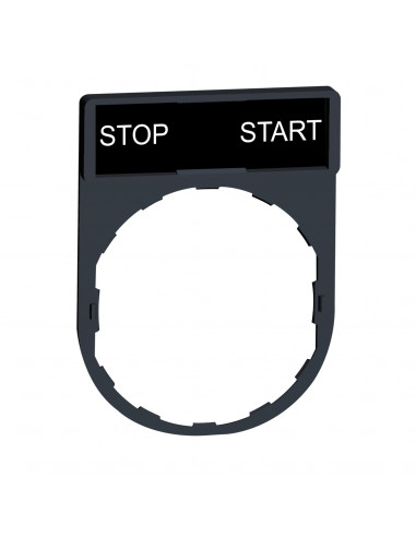 Harmony porte-étiquette 30 x 40mm diam. 22 avec étiquette STOP-START SCHNEIDER ZBY2366