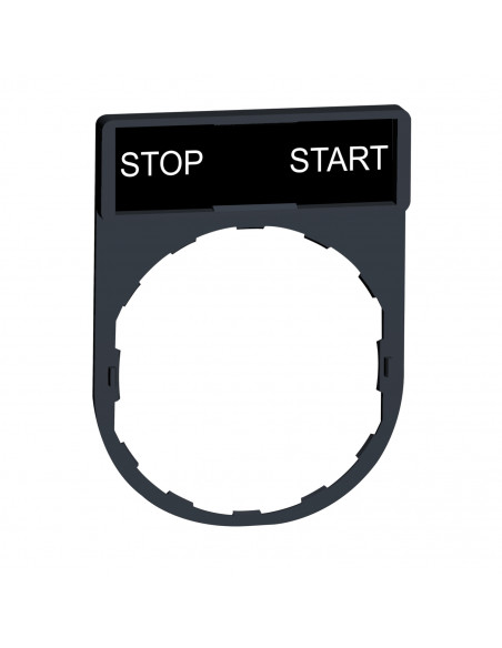 Harmony porte-étiquette 30 x 40mm diam. 22 avec étiquette STOP-START SCHNEIDER ZBY2366