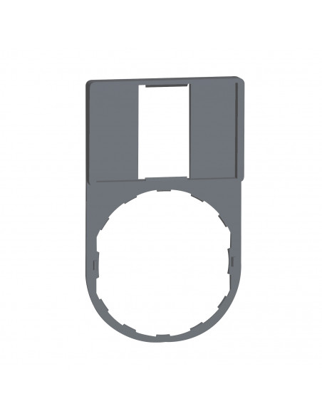 Harmony porte étiquette plat 40x50 ZBZ33 personnalisé via configurateur SCHNEIDER ZBZ33CUST01