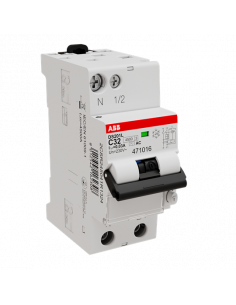Disjoncteur Différentiel (DS201L) 1P+N 4,5/6Ka C-32A 30mA Ac 2CSR245041R1324 ABB 471016