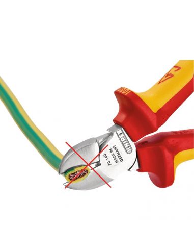 Pince coupante de côté Knipex Isolé 1000 V Longueur 160 mm KNIPEX 7006160
