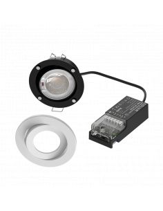 SPOT RT2012 7W 634-724Lm 60° CCT face avant 2700K/3000K/4000K orientable dimmable IP65 COMA SOLUM S0120790D 2