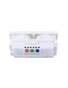 Prise double 2P+T encastrable 45x90 mm BLM 731122 2