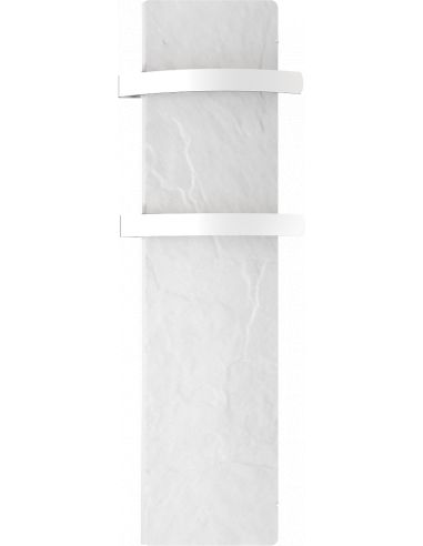 Sèche-serviettes rayonnnant SLIM 2.0 S-SERVIETTES 500W NATURA NOIR 100X25CM VALDEROMA 18500TL