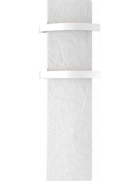 Sèche-serviettes rayonnnant SLIM 2.0 S-SERVIETTES 500W NATURA NOIR 100X25CM VALDEROMA 18500TL