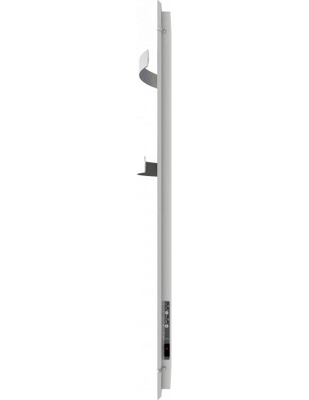 Sèche-serviettes rayonnnant SLIM 2.0 S-SERVIETTES 500W NATURA NOIR 100X25CM VALDEROMA 18500TL