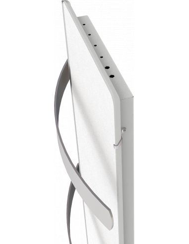 Sèche-serviettes rayonnnant SLIM 2.0 S-SERVIETTES 500W BLANC QUARTZ 100X25CM VALDEROMA 17500TL