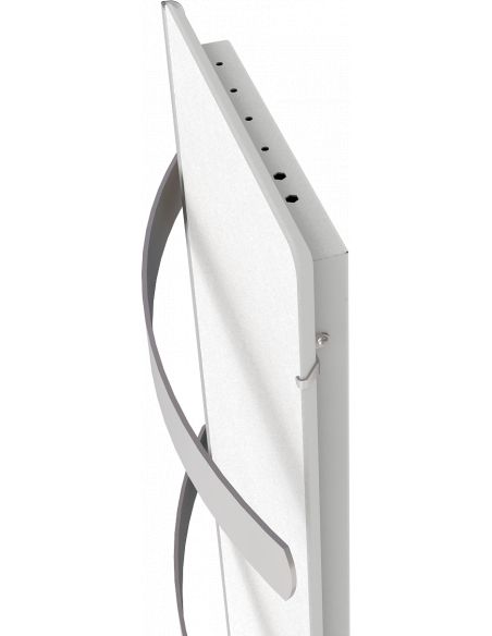 Sèche-serviettes rayonnnant SLIM 2.0 S-SERVIETTES 500W BLANC QUARTZ 100X25CM VALDEROMA 17500TL