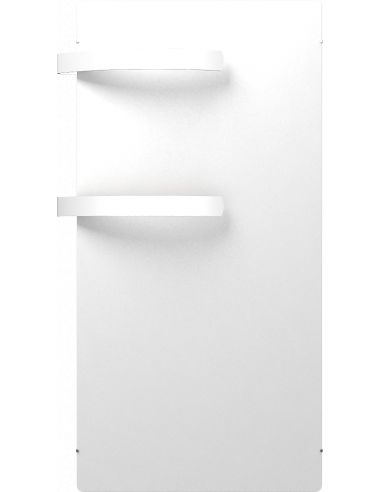 Sèche-serviettes rayonnnant SLIM 2.0 S-SERVIETTES 800W BLANC QUARTZ 100X50CM VALDEROMA 17800TL