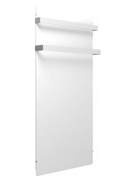 Sèche-serviettes rayonnnant SLIM 2.0 S-SERVIETTES 800W BLANC QUARTZ 100X50CM VALDEROMA 17800TL