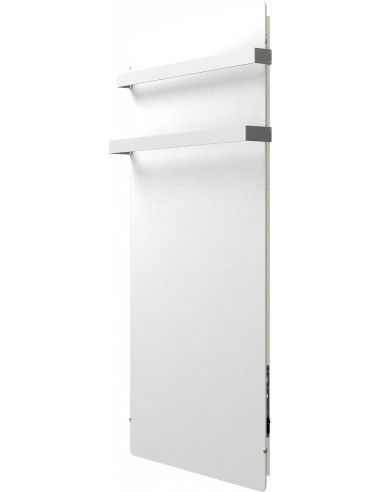 Sèche-serviettes rayonnnant SLIM 2.0 S-SERVIETTES 800W BLANC QUARTZ 100X50CM VALDEROMA 17800TL